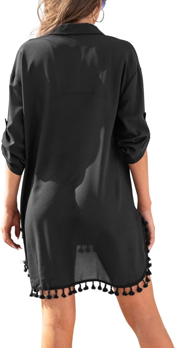 51Ay0Hw6pWL._AC_SL1500_ Tassel Beach Cover-Up Dress