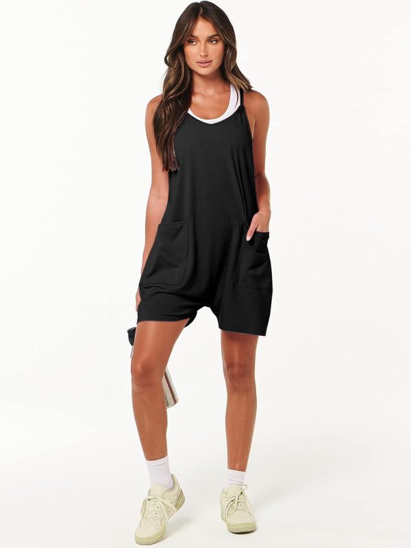 Women’s Summer Loose Sleeveless Jumpsuit