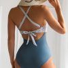 Tummy Control One Piece Swimsuit Cutout Monokini