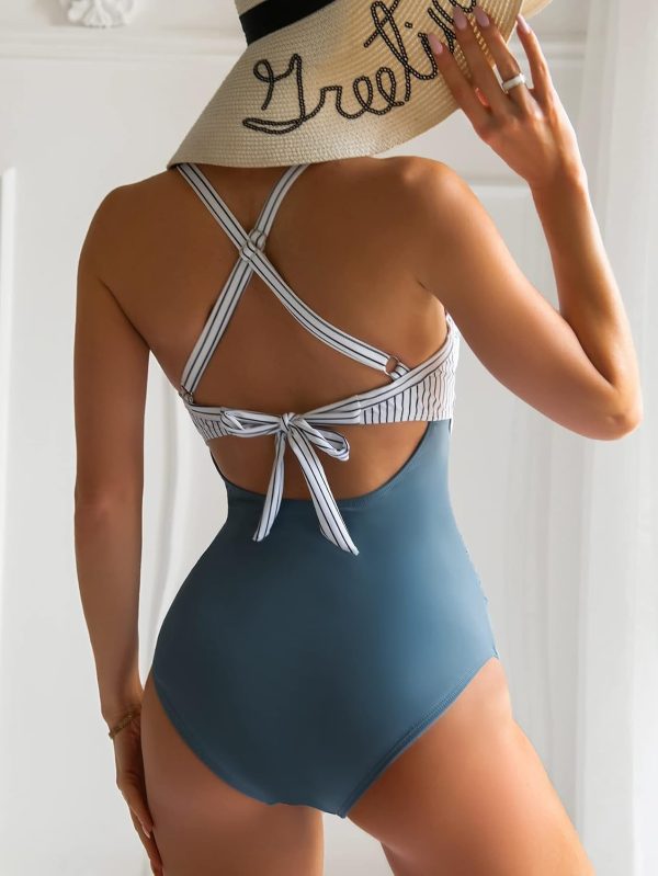 Tummy Control One Piece Swimsuit Cutout Monokini