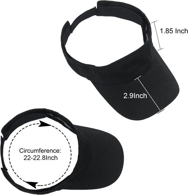 Adjustable Cotton Sun Visor for Outdoor Sports