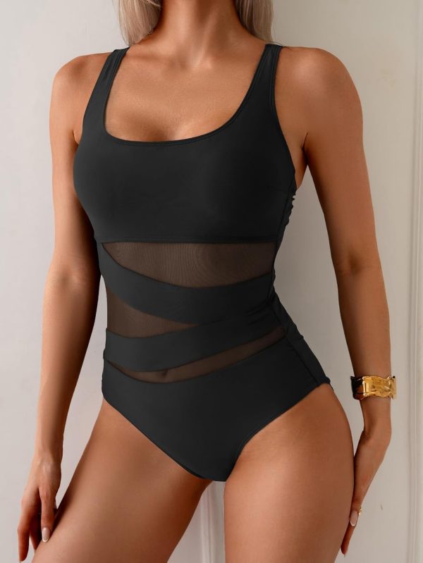61SOYKWOp2L._AC_SL1500_ Women's Tummy Control One Piece Swimsuit