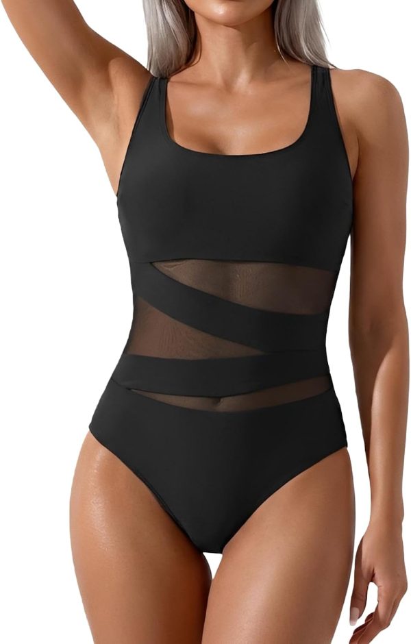 61ZZLwmrOsL._AC_SL1500_ Women's Tummy Control One Piece Swimsuit