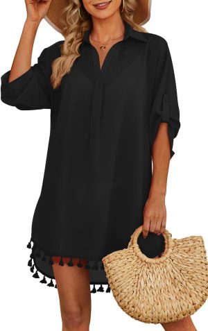 Tassel Beach Cover-Up Dress