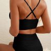 719U7pFY5CL._AC_SL1500_ High Waisted 2 Piece Bikini Set, Adjustable Swimwear
