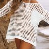 Sexy Hollow Out Crochet Swim Cover Up