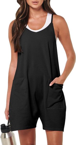 Women’s Summer Loose Sleeveless Jumpsuit
