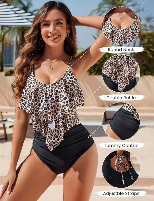 Tummy Control One-Piece Swimsuit, Full Coverage