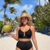 81t6OzstFKL._AC_SL1500_ High Waisted 2 Piece Bikini Set, Adjustable Swimwear
